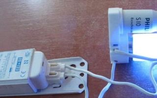 Accélérateur derrière la lampe: schéma sur le fil, principe de travail, changement,