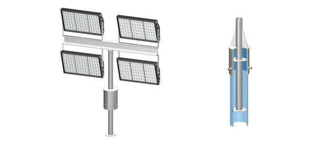 Support pour le projecteur : sur le mur, sur la façade, comment l'orienter