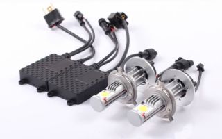 Accident de voiture haut de gamme H7 : halogène, LED