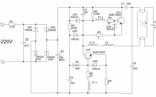Protégez-vous "Orientez-vous" d'une lampe à haute densité énergétique : schéma