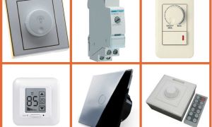 Variateur pour lampes LED 220V et 12V : vue, schéma sur le lien, possibilité de réglage