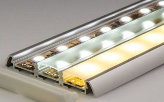 Profil sur bande LED - comment oui, installez-le et utilisez-le