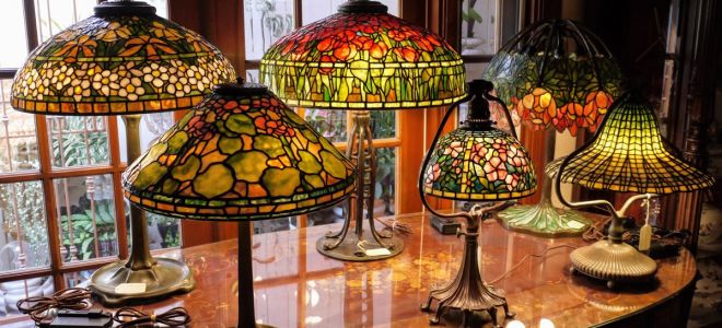 Lampes de table Tiffany : lampes de chambre, préinstallées sur les modèles populaires