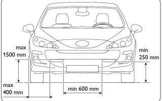 Installé sur la ligne lumineuse pour le mouvement sur la Ford Focus 2 : restyling et dorestil
