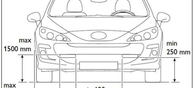 Installé sur la ligne lumineuse pour le mouvement sur la Ford Focus 2 : restyling et dorestil