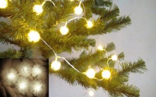 Une guirlande sur pile : un préglé sur un modèle, comment le diriger soi-même