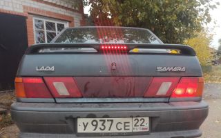 Lignes d'éclairage arrière VAZ 2115: où sont les lampes, le schéma est sur le lien