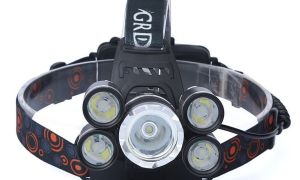 Note sur phare LED : puissant et lumineux, avec batterie rechargeable et chargeur USB