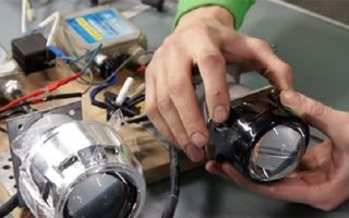 Installé sur xénon : le circuit électrique, changé en un suc propre monsieur, ce qui est bon