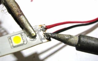 Comment souder du ruban LED: tout recommencer et péchés