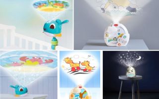 Bebeshki night lampi manichka love: mobile, musique, avec projecteur