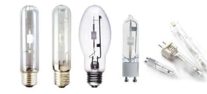 Lampes HPS pour installations et lampadaires : schéma sur le lien et vue