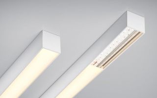 Illuminateurs de corps linéaires à LED : vue, application et installation
