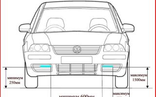 Installé sur DRL sur VAZ 2107: études, normes, schéma sur le lien