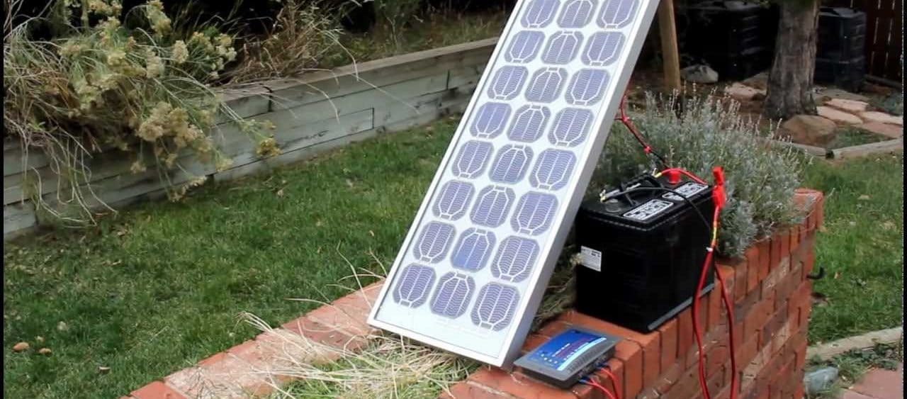 Batterie. batterie solaire