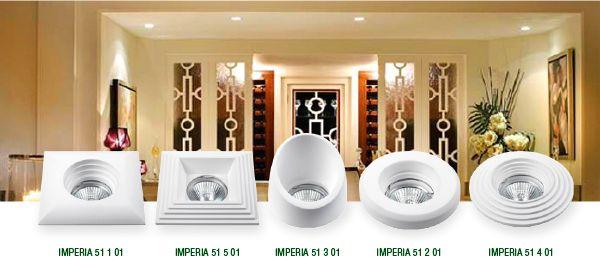 Modèles sur lampes en plâtre