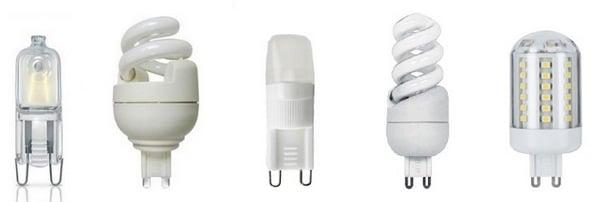 Lampi avec G9 fasung