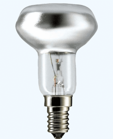 Lampe avec bouton poussoir