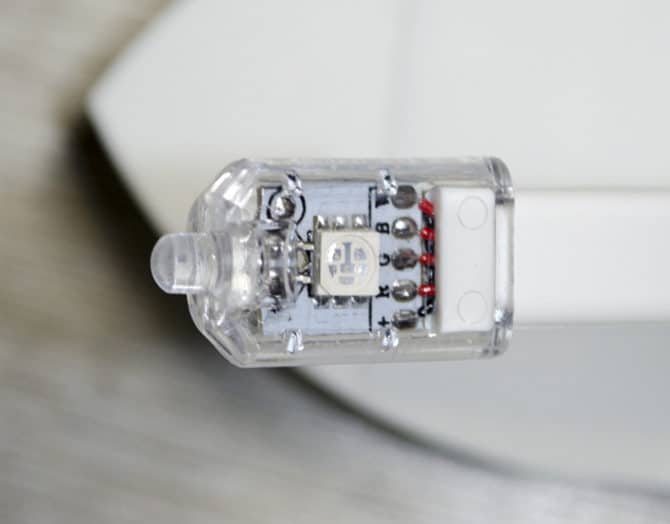 Sélection de l'éclairage par toilette ss capteur par mouvement