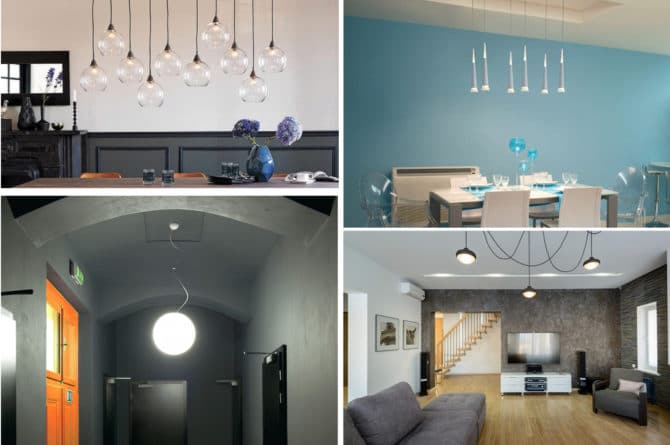 lumières suspendues