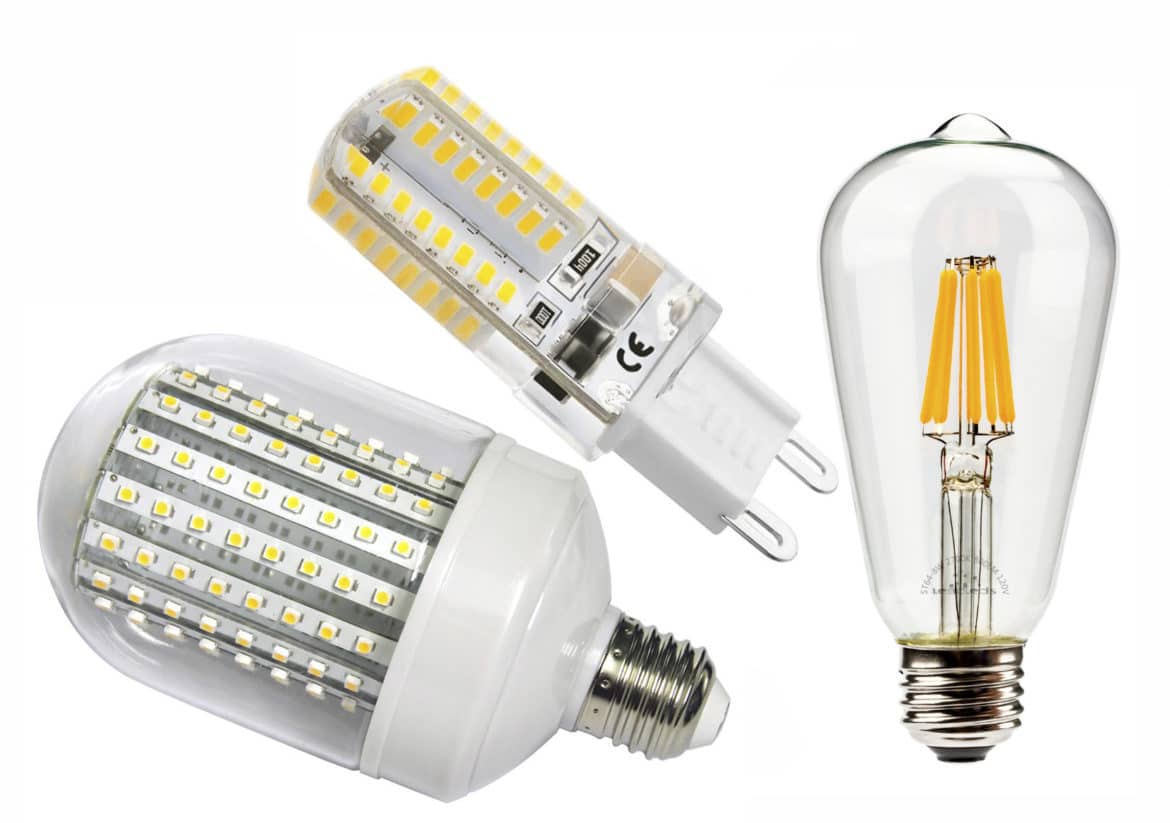 Le flux Svetlinniyat sur la lampe LED tezi e est saturé