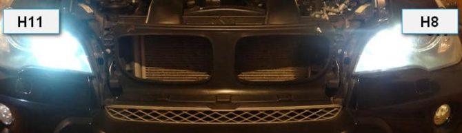 Comparaison sur h8 à Farovet