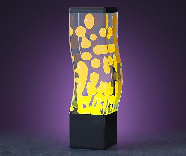 Comment est la lampe à lave et comment pouvez-vous l'envoyer près de la maison