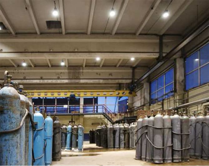 éclairage corporel antidéflagrant pour éclaircir le travailleur