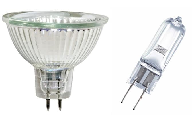 Capsules de lampes halogènes