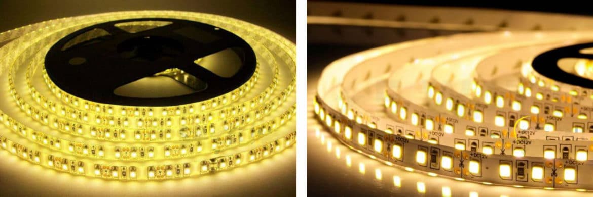 LED SL 60 (transparentes) et 120 smd par mètre
