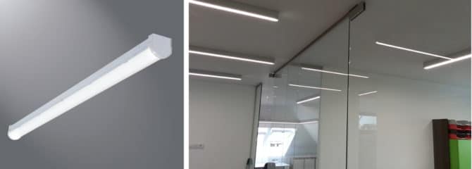 puits d'éclairage linéaire en saillie