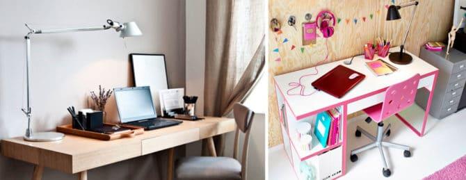  lumière sur la zone de travail sur l'élève