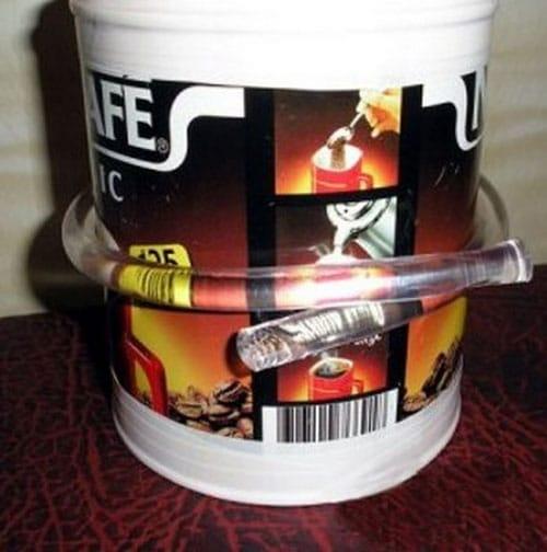 Ogvane sur l'eau avec de l'eau rugissante