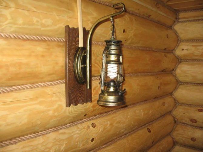 Lampe non adaptée au bain de vapeur