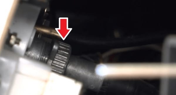 glisser sur le compteur de vitesse