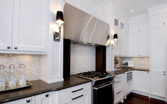 lampes dans la cuisine