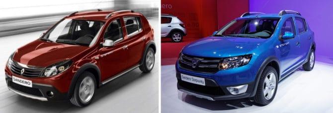 bloc optique Renault Sandero Stepway I et II