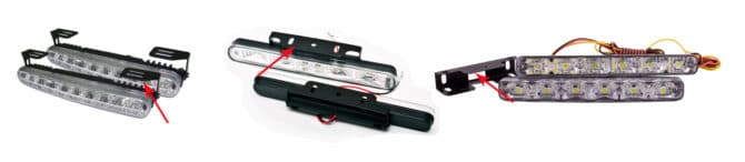 Feux de jour droit avec renfort sur Logan I