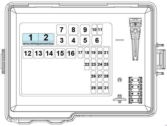 Predpazitel sur Kia Rio