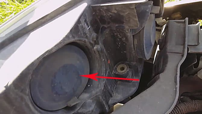 Trappe sur le module pour la ligne lumineuse