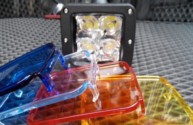 projecteur avec quatre LED CREE