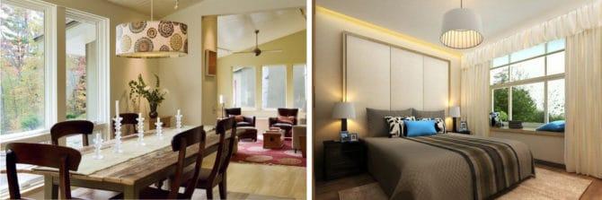 lampi avec abat-jour