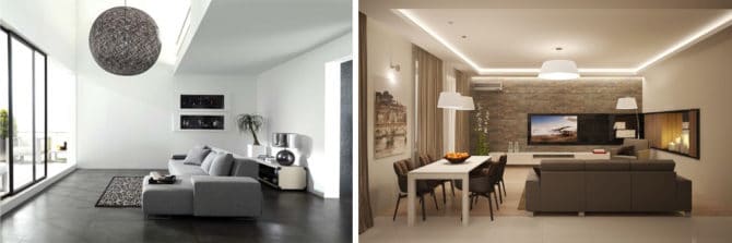 nuances dans le style du minimalisme