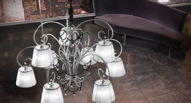 Abat-jour en organza