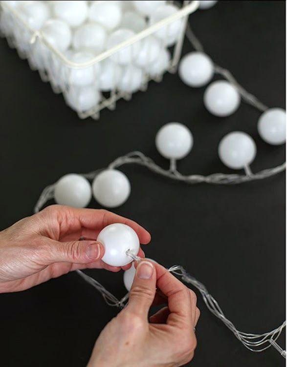 Sglobyavane sur une guirlande rétro