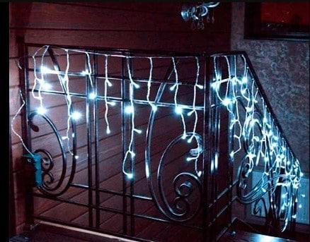 La guirlande est en sécurité