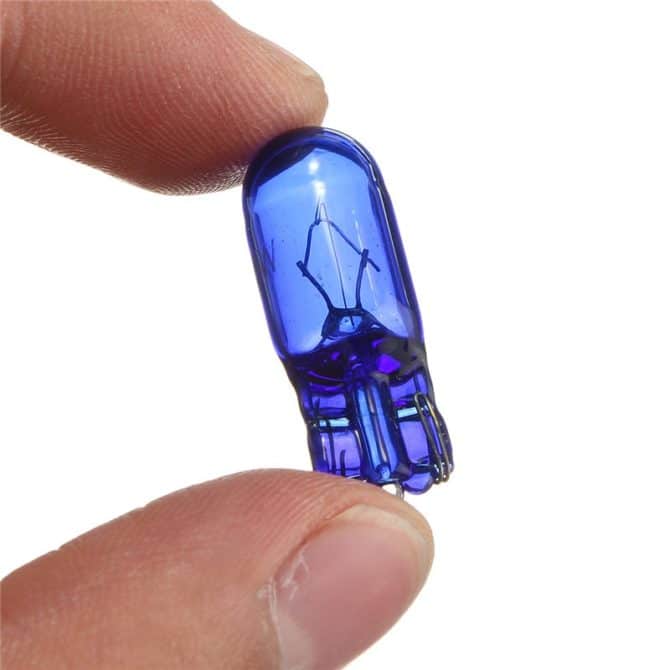 taille W5W avec effet xénon