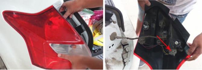 lumière postérieure