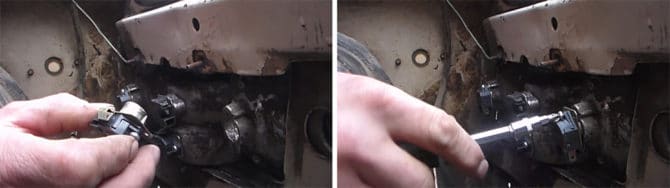 Montage sur la chambre