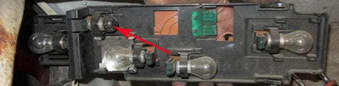 feu arrière VAZ 2109